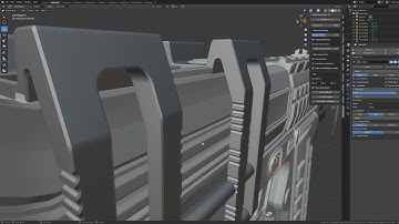 Sci-Fi Pistol Blender Time-lapse Part One: Modeling