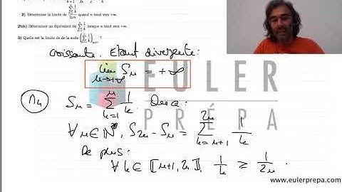 0. Exercice n°7.  Minoration de somme (2). Prépa HEC - ECE - ECS - Maths Sup
