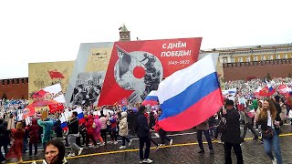 &quot;Бессмертный Полк&quot; 9 мая 2022 в Москве, прошли более миллиона москвичей, #ZаПОБЕДУ, #ZаРОССИЮ!
