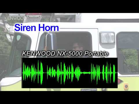 MOVIE: KENWOOD NX-5000 Portables Active Noise Cancelling Demonstration