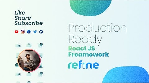 Production ready React JS framework | Refine