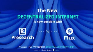 You need to run your Presearch Node on the Flux Ecosystem right now! Wealth