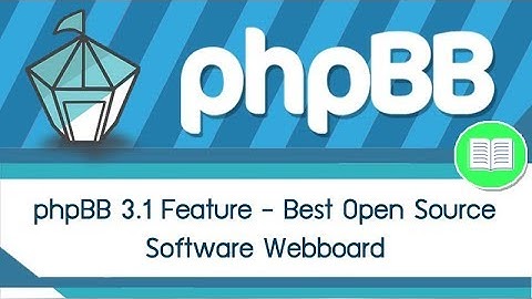 phpBB 3.1 Feature - Best Open Source software Webboard