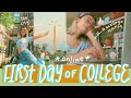 my first day of college // freshman year, washington d.c., + zoom university