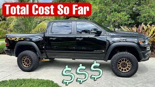 Ram TRX Modifications | Total Cost Of My TRX Build