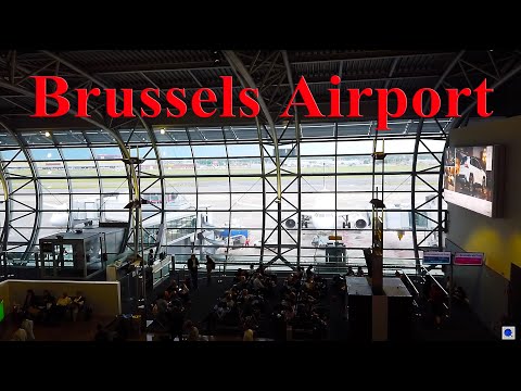【Airport Tour】Brussels Airport  Boarding & Shopping Area