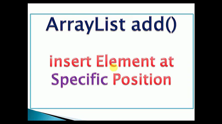 How to add element at particular index in ArrayList Example | add() Method in arraylist