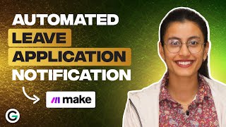 Notify HR when Leave Form is Filled | Leave Application Automation with Make.com + Google Forms