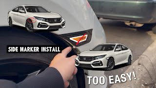 HOW TO REPLACE SIDE MARKERS ON A 10TH GEN HONDA CIVIC 2016-2021 
