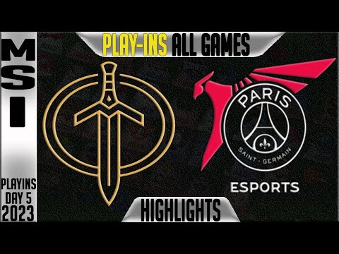 GG vs PSG Highlights ALL GAMES | MSI Play ins 2023 Lower Final | Golden Guardians vs PSG Talon