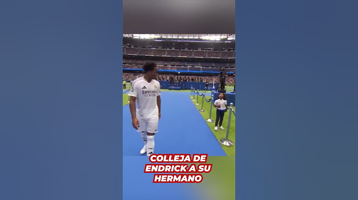 La COLLEJA de ENDRICK a su HERMANO PEQUEÑO cuando saltó al BERNABÉU