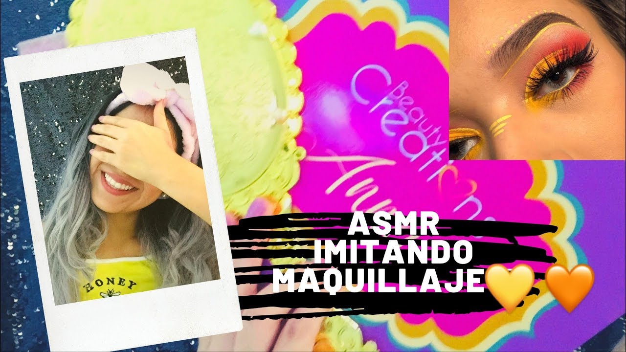 ASMR/ Maquillándome/ Relajante/ Tapping/ Susurros/ Andrea ASMR 🦋