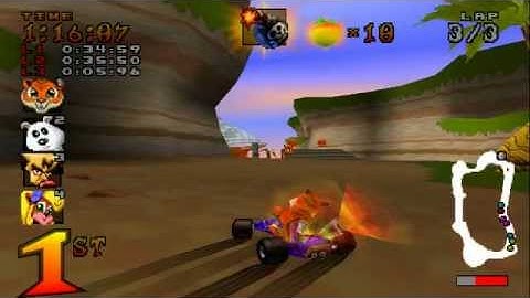 Crash Team Racing - Crash Cove (Trophy) - Race 1