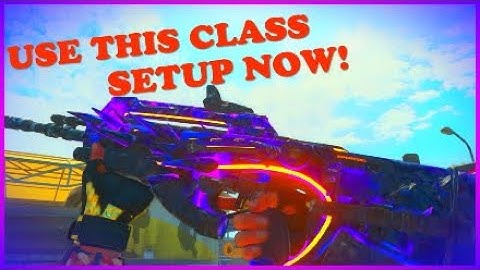 THE #1 SWORDFISH CLASS SETUP IN BLACK OPS 4...! 😱