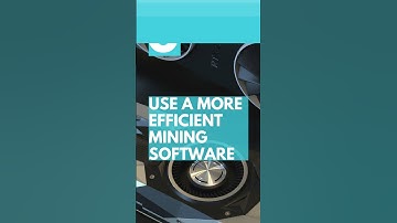 Increase Your GPU Mining Efficiency in 5 Easy Steps! #shorts #mining