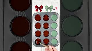 “Muted Burgundy &amp; Sage Green Color Palette” #colorpalette #colormixing #satisfying #colormix #art