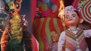 Wonka's Puppets sing Willy's Wonderland Birthday Song (w/fireworks)
