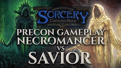 Gothic Necromancer vs. Savior Preconstructed Deck Gameplay