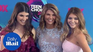 Lori Loughlin supported by her daughters at Teen Choice Awards