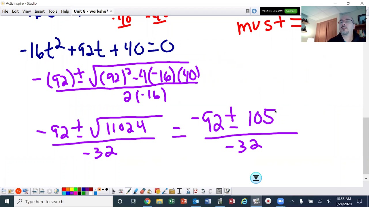 Ad Alg through data ex unit 8 lesson 5 - YouTube