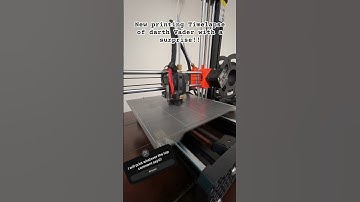Printing Timelapse of darth Vader with a surprise!! #milliondollarbaby #prusaprinters #3dprinted