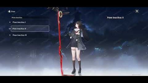 Chisa idle animations