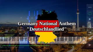 Germany National Anthem Deutschlandlied - Piano