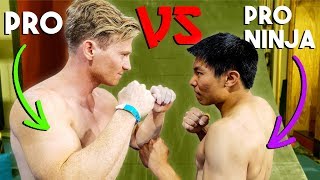 PRO STUNTMAN vs PRO CLIMBER NINJA WARRIOR CHALLENGE