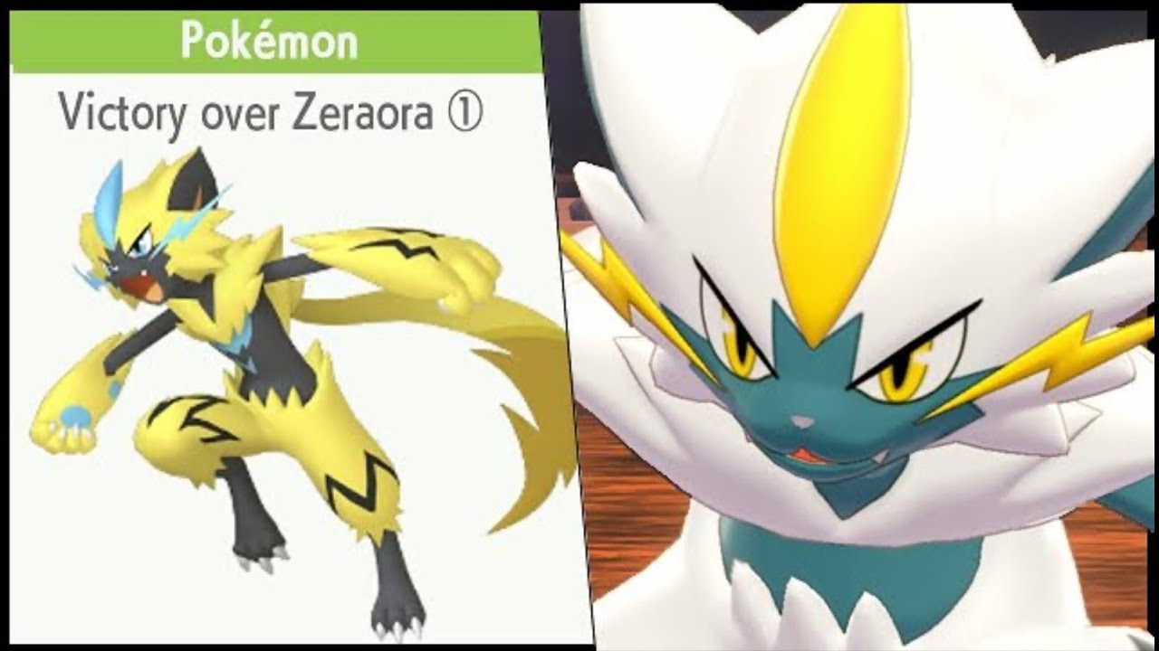 How to get shiny Zeraora in pokemon home part 1 YouTube