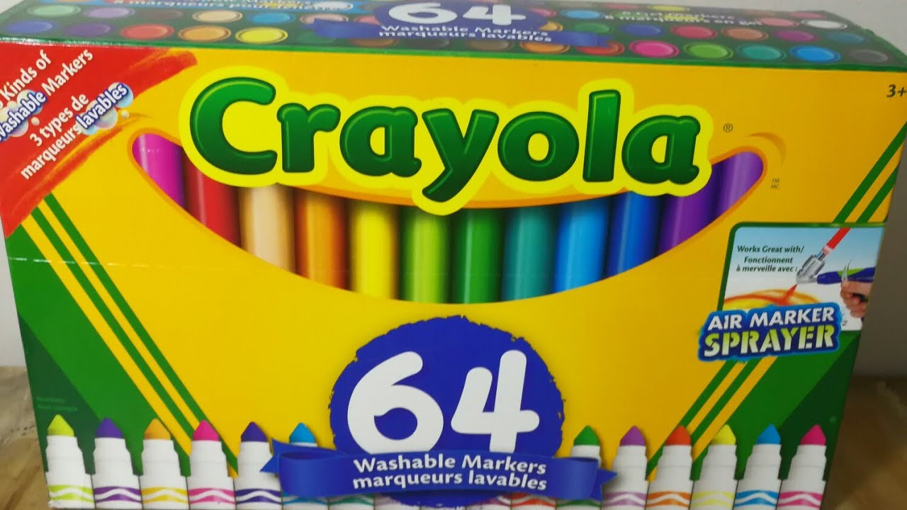 Crayola Washable Markers 64-Count $15!