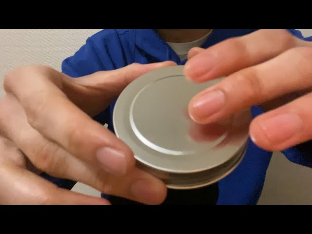 ASMR 瓶の蓋ペタペタタッピング。それだけの動画です🙄 [No Talking]  / Bottle lid tapping