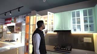 PU KITCHEN# HAFELE #Modular kitchen #Kitchen world