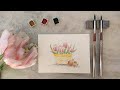 郁金香小插画 | 微微的水彩小画 2021/04/28 | Watercolor Painting For Beginners