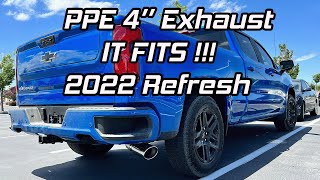 PPE 4 Exhaust on 2022 Silverado 3.0 LM2 Duramax Diesel Sound Comparison