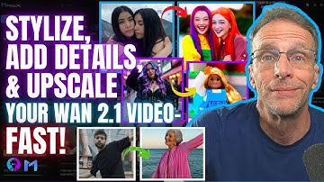 Wan 2.1 Control Loras - Video to ANY Style FAST - and Upscaled!