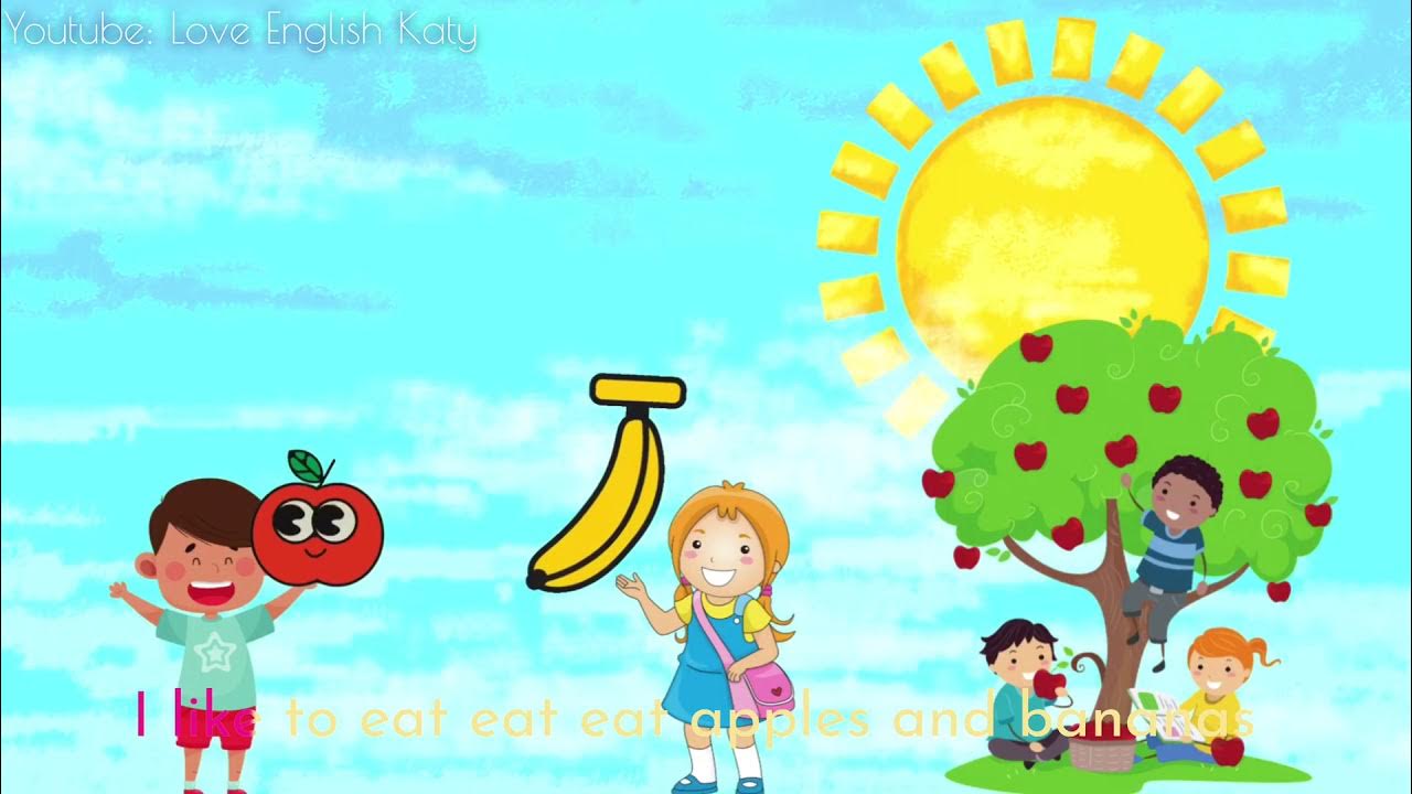 I Like To Eat Apples And Bananas Barney I like to eat Apples and Bananas - YouTube