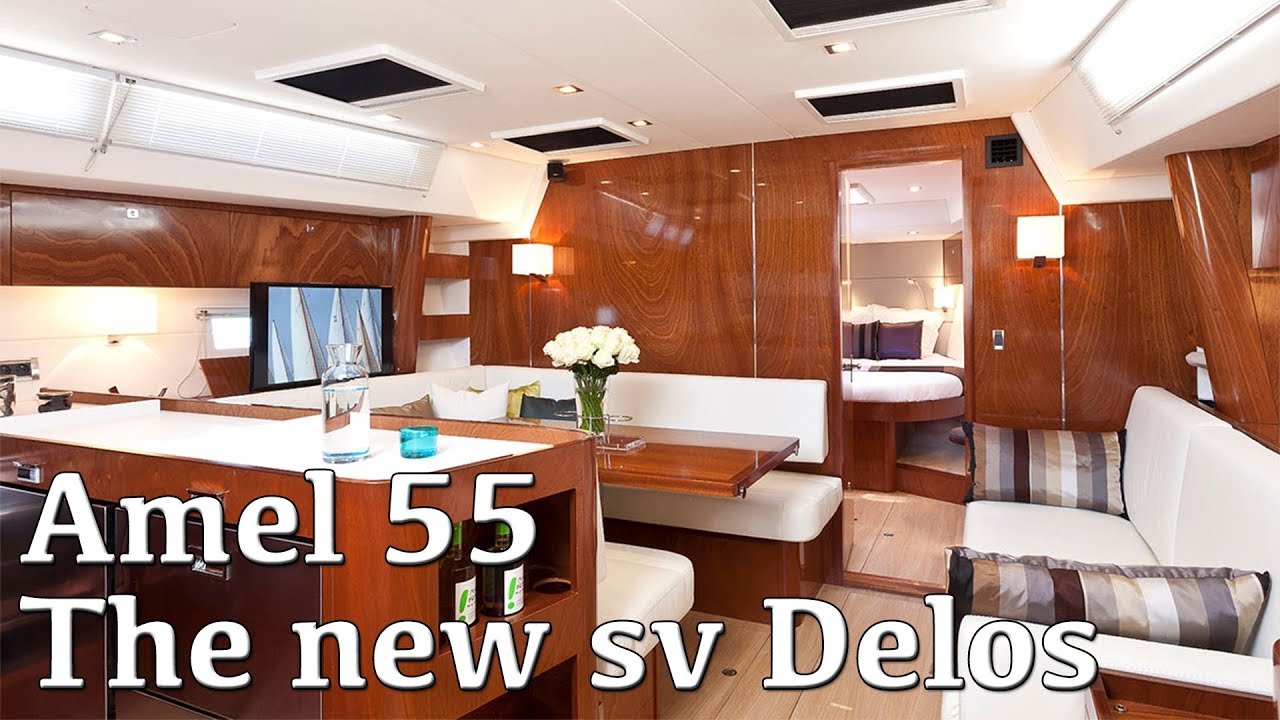 Newer version of SV Delos – AMEL 55 at the Southampton Boat Show 2017