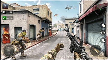 FPS Commando One Man Army Free Shooting Games Android GamePlay