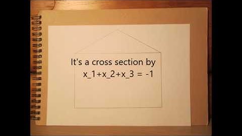 A cross section of hypercube 08 : by a hyperplane orthogonal to a plane diagonal