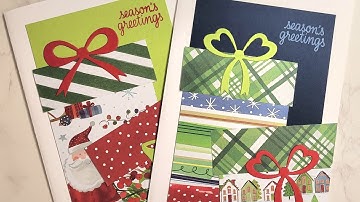 Christmas Card Series 2024- pattern paper gifts+simple mass produce