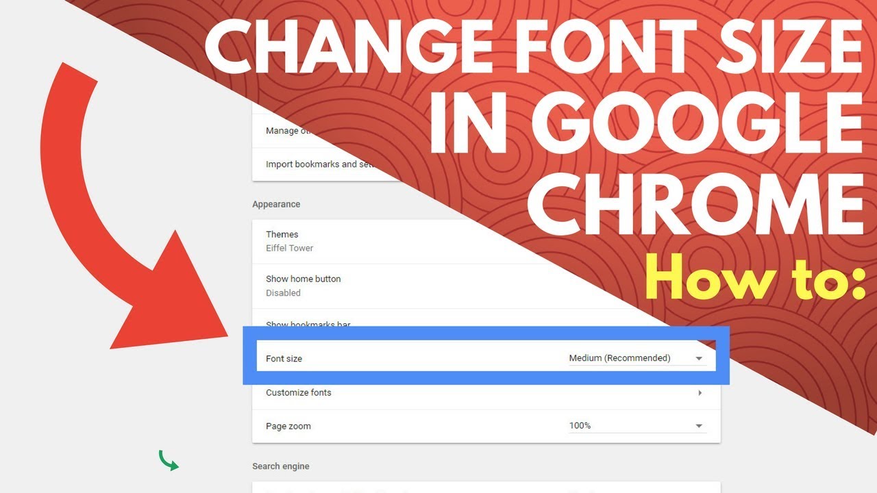 How To Change Font Size In Google Chrome YouTube