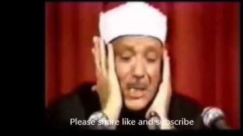 عبد الباسط عبد الصمد  قران بصوت جميل جدا سورة العلق 096