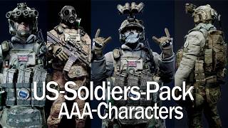 Information Soldier-AAA-Pack.vol2 | AAA Military Characters for Unity Guide