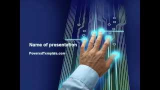High Tech Management Tool PowerPoint Template by PoweredTemplate.com