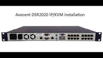 New IPKVM unit being installed