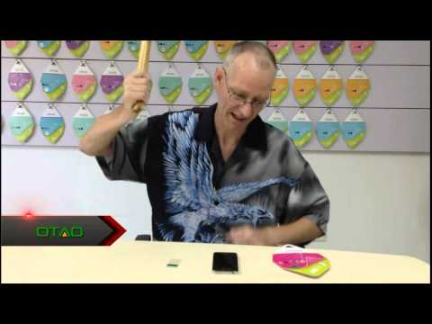 Anti shock screen protector test video with a HAMMER