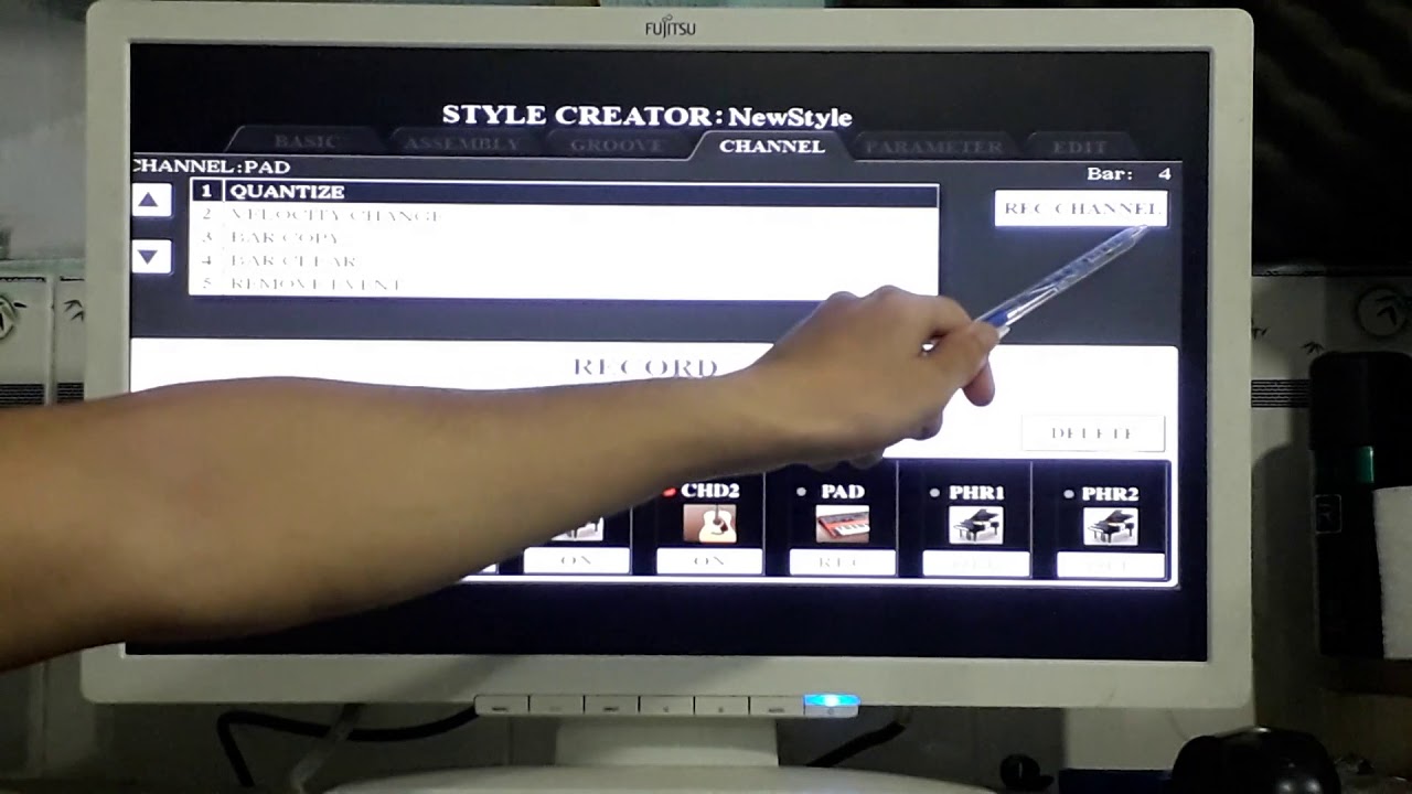 Hướng dẫn làm STYLE & INTRO / LÁ XA LÌA CÀNH - trên đàn organ YAMAHA S750/950 - S770/970, Phần 1 & 2