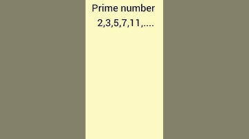 Prime number | smallest prime number | YT shorts