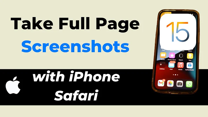 How to Take Full Page Screenshots on iPhone 13? | iOS 15 Full Page Scrolling on Safari App