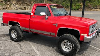 Test Drive 1985 Chevy K10 Silverado 4x4 SOLD $14,900 Maple Motors #554